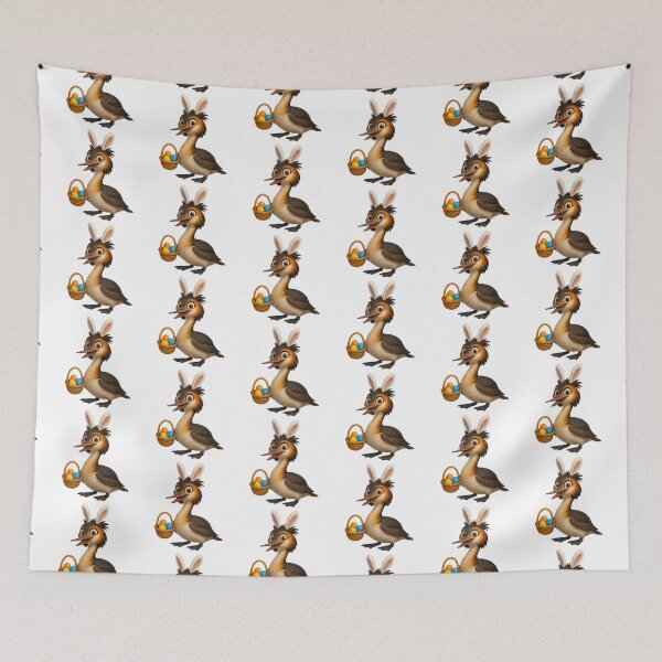 Item preview, Easter Great Crested Grebe designed and sold by Sillytoe.