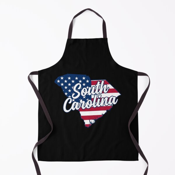 Item preview, South Carolina State American Flag Outline – Patriotic Pride Script designed and sold by Paper Drip.