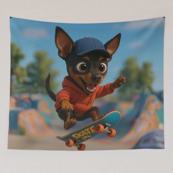 Item preview, Skater Miniature Pinscher designed and sold by Sillytoe.