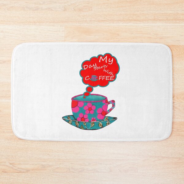 Item preview, My Day Starts With Coffee designed and sold by Sartoris Art.