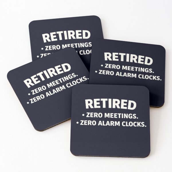 Item preview, Retired - Zero Meetings. Zero Alarm Clocks. designed and sold by Syrupulse.