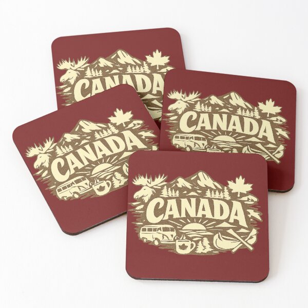 Item preview, Vintage Canada Nature | Retro Design Mountains Forest Canadian Camping designed and sold by mocci10.