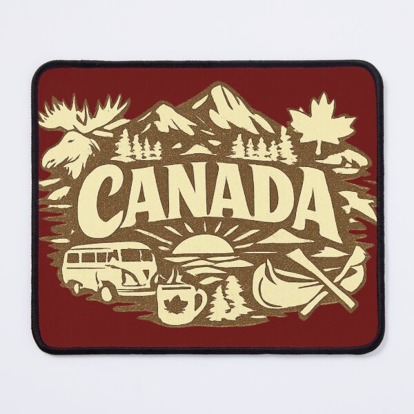 Item preview, Vintage Canada Nature | Retro Design Mountains Forest Canadian Camping designed and sold by mocci10.