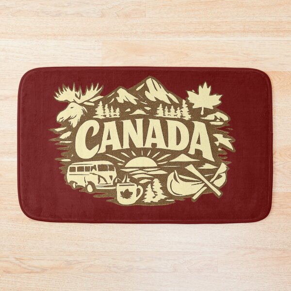 Item preview, Vintage Canada Nature | Retro Design Mountains Forest Canadian Camping designed and sold by mocci10.