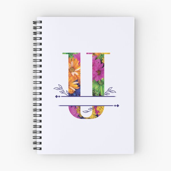 Item preview, Monogram...U... Vibrant Floral designed and sold by CHASAcreative.