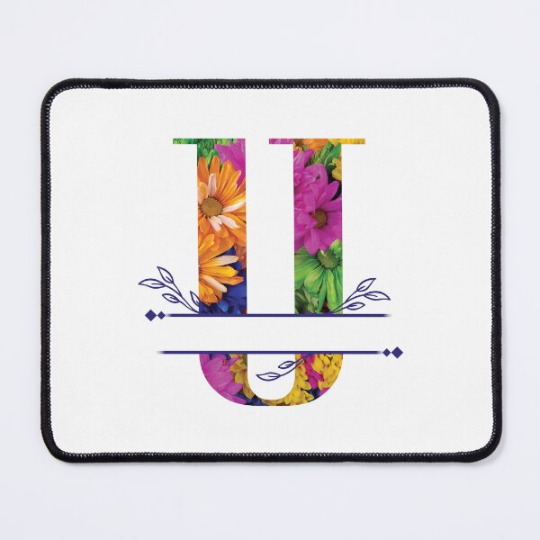 Item preview, Monogram...U... Vibrant Floral designed and sold by CHASAcreative.