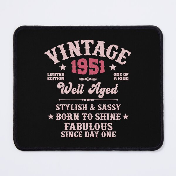 Item preview, 75th Birthday Vintage 1951 Well Aged 75 Years For Her designed and sold by eclecTEEq.