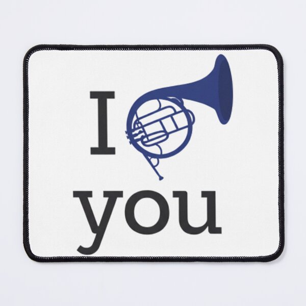 Item preview, Himym Blue French Horn I Love You designed and sold by Oniyasha.