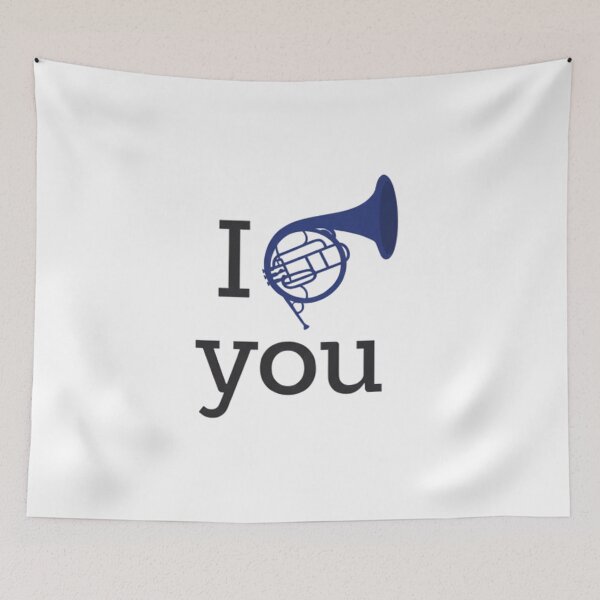 Item preview, Himym Blue French Horn I Love You  designed and sold by Oniyasha.