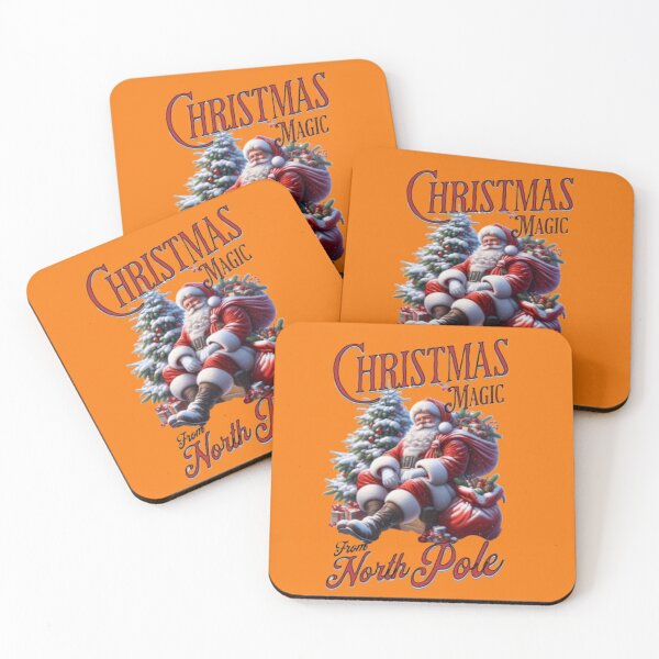 Item preview, Christmas Magic from the North Pole - Vintage Santa Design designed and sold by WAKYSHOP.