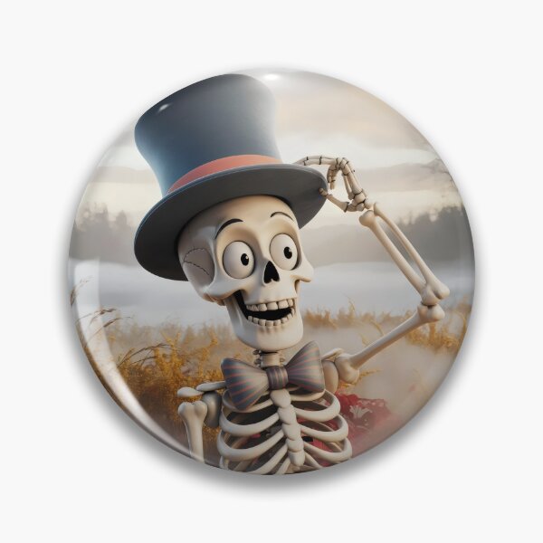 Item preview, Skeleton gentleman. designed and sold by MyHappyArtShop.
