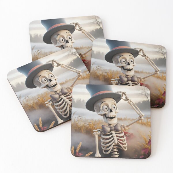 Item preview, Skeleton gentleman. designed and sold by MyHappyArtShop.