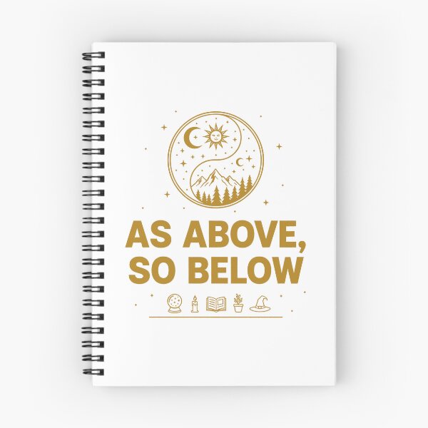 Item preview, As Above So Below – Emerald Tablet Hermetic Wisdom designed and sold by WildWeave.