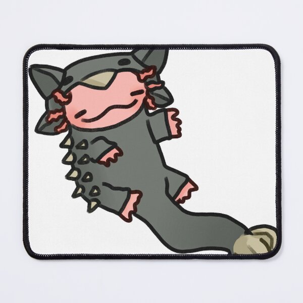 Item preview, Axolotl in an ankylosaurus onesie designed and sold by keeksrr.