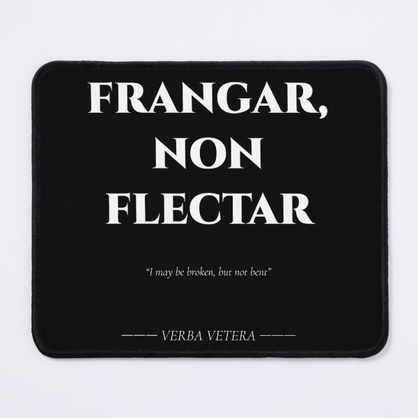 Item preview, Frangar Non Flectar – Latin Quote of Unbreakable Will designed and sold by BrushRushX.