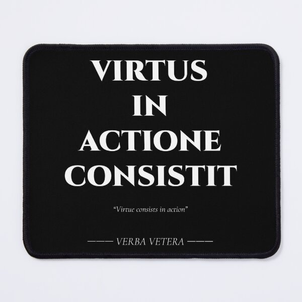 Item preview, Virtus in Actione Consistit – Latin Quote on Virtue designed and sold by BrushRushX.