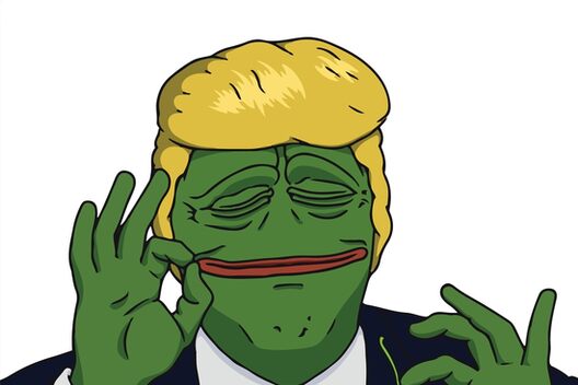  Pepe  The Frog Green Face Trump Frog with ice cream A Ok  