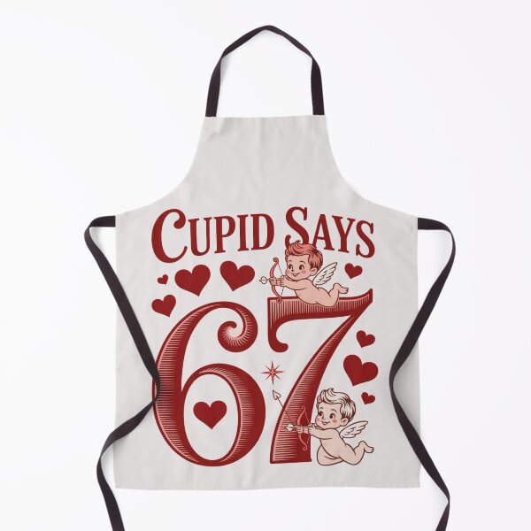 Item preview, Cupid Says 67 Funny Valentine Cute Cupid Heart Game Design designed and sold by Clairenity Studio.