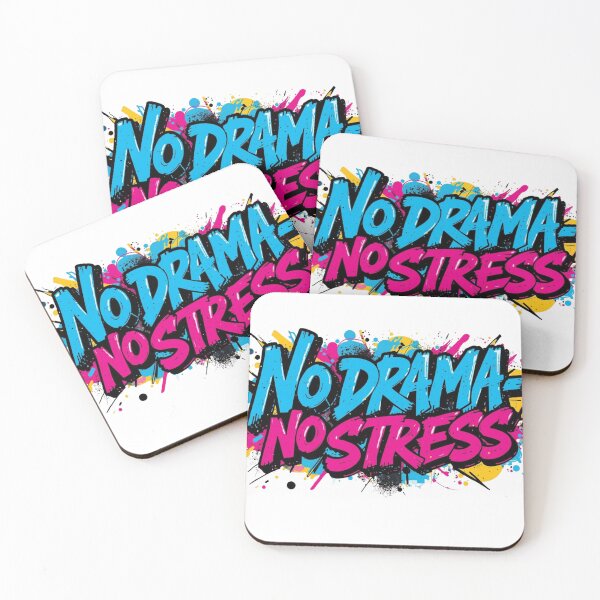 Item preview, No Drama No Stress Chill Vibes Everyday Life designed and sold by UrbanPunch.