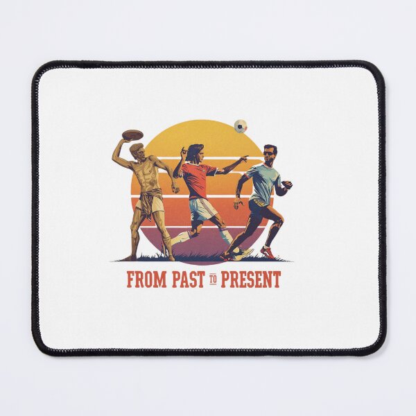 Item preview, From Past to Present Sports Evolution | Vintage Athletic Art | Retro Sports Illustration designed and sold by ZYNORAworld.