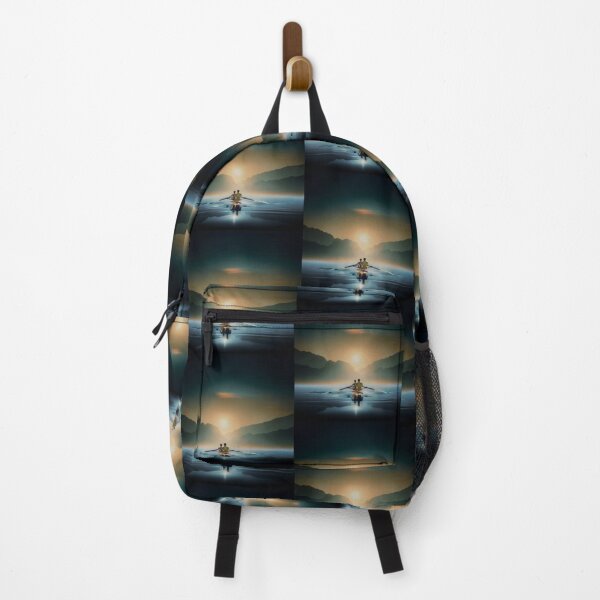 Item preview, Two Rowers at Sunrise on Calm Water designed and sold by Michael van der Hoorn.