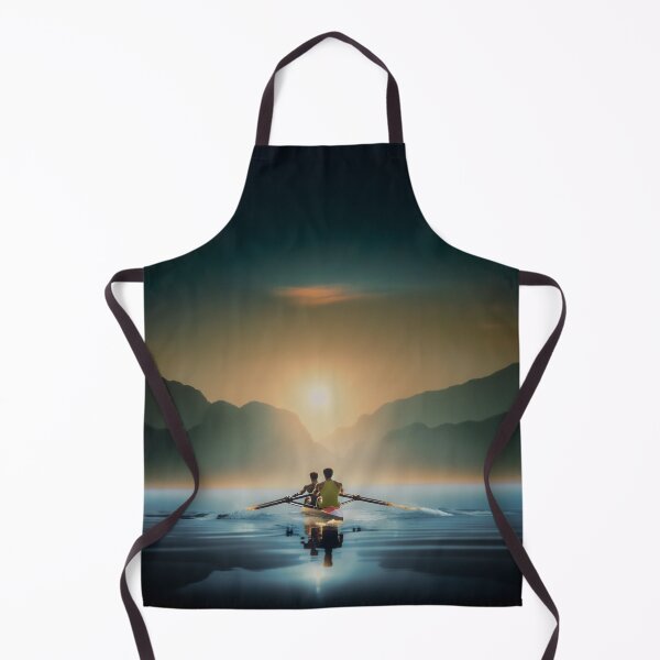 Item preview, Two Rowers at Sunrise on Calm Water designed and sold by Michael van der Hoorn.