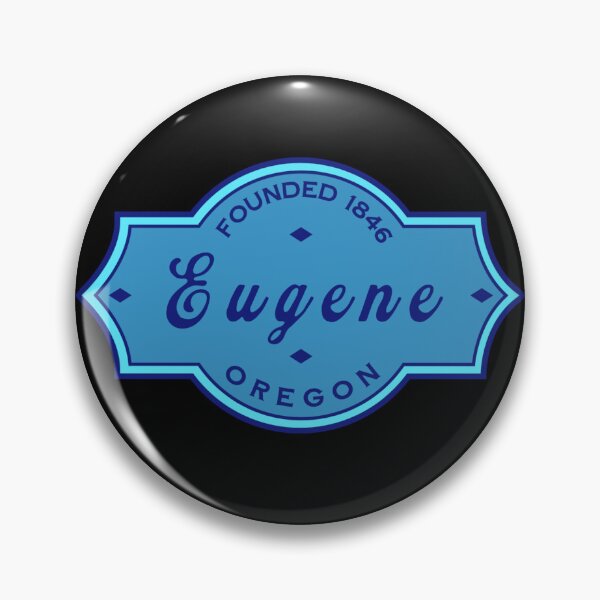 Item preview, Eugene Oregon Vintage Travel Badge – Founded 1846 designed and sold by American Travels.