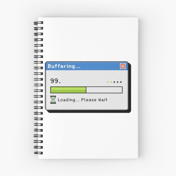 Item preview, Loading Please Wait Progress Bar Sticker - Retro Tech Buffering 2000s Internet Nostalgia designed and sold by RealVibeVault.