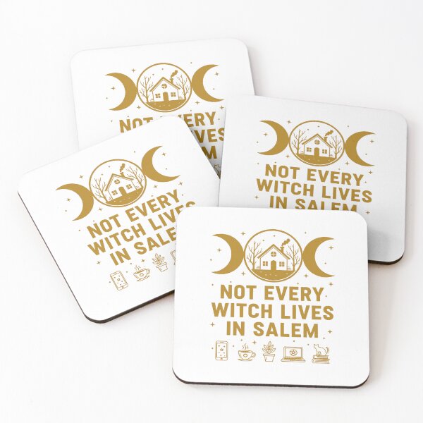 Item preview, Not Every Witch Lives In Salem – Modern Urban Witch Art designed and sold by WildWeave.