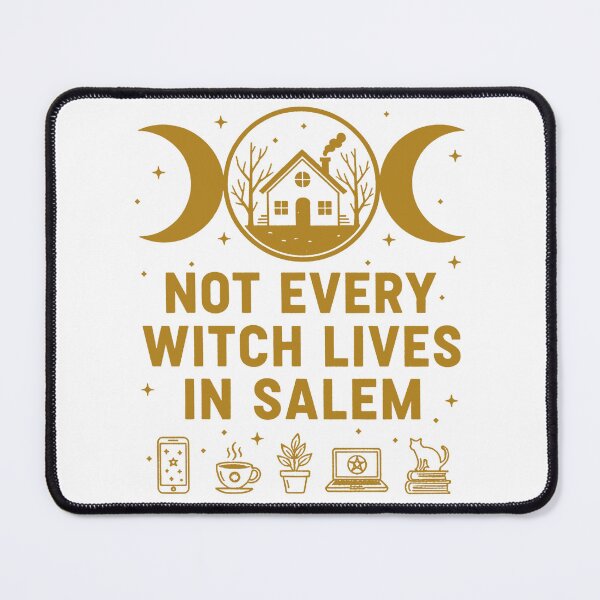 Item preview, Not Every Witch Lives In Salem – Modern Urban Witch Art designed and sold by WildWeave.