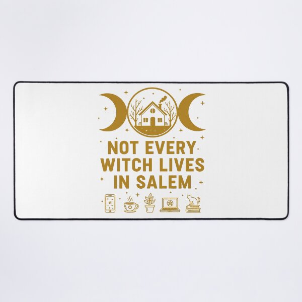 Item preview, Not Every Witch Lives In Salem – Modern Urban Witch Art designed and sold by WildWeave.