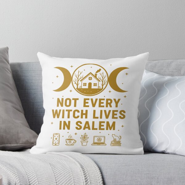 Item preview, Not Every Witch Lives In Salem – Modern Urban Witch Art designed and sold by WildWeave.