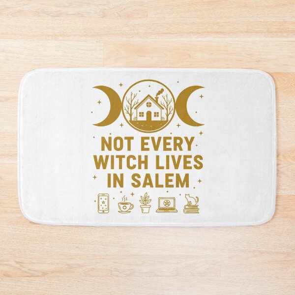 Item preview, Not Every Witch Lives In Salem – Modern Urban Witch Art designed and sold by WildWeave.