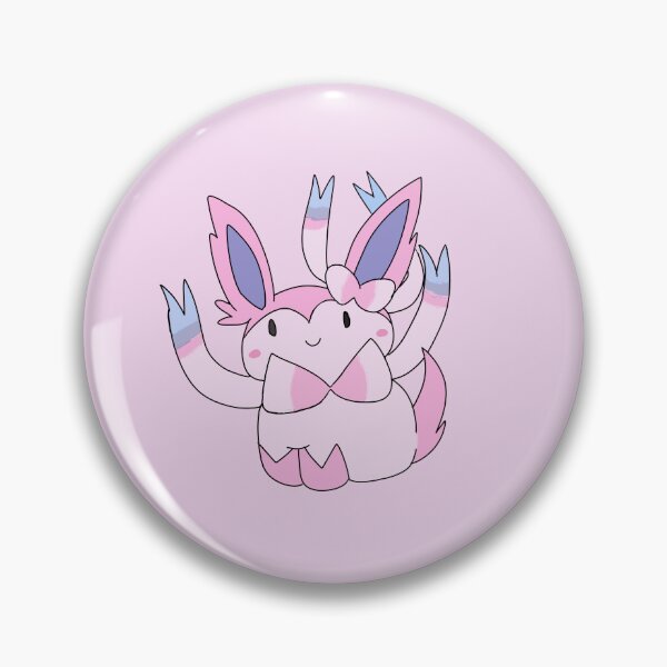 Item preview, pink cute chibi pocket monster sylveon designed and sold by RozenNeige.