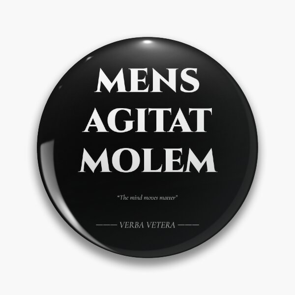 Item preview, Mens Agitat Molem - Cita en latín sobre la mente y el poder designed and sold by BrushRushX.