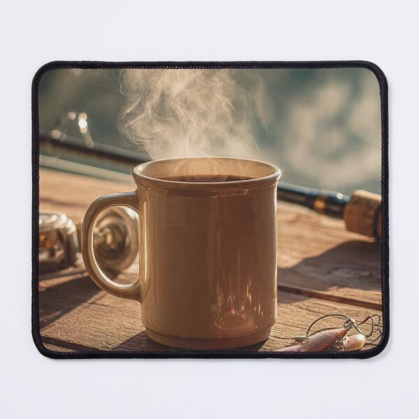 Item preview, Quiet Morning Coffee Fishing Scene designed and sold by EimSol.