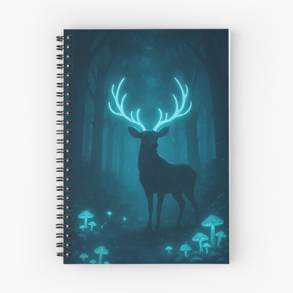 Item preview, Glowing-antlered deer designed and sold by 27Stickers.