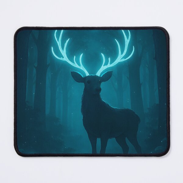 Item preview, Glowing-antlered deer designed and sold by 27Stickers.