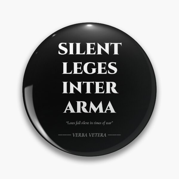 Item preview, Silent Leges Inter Arma – Latin Quote on War and Law designed and sold by BrushRushX.