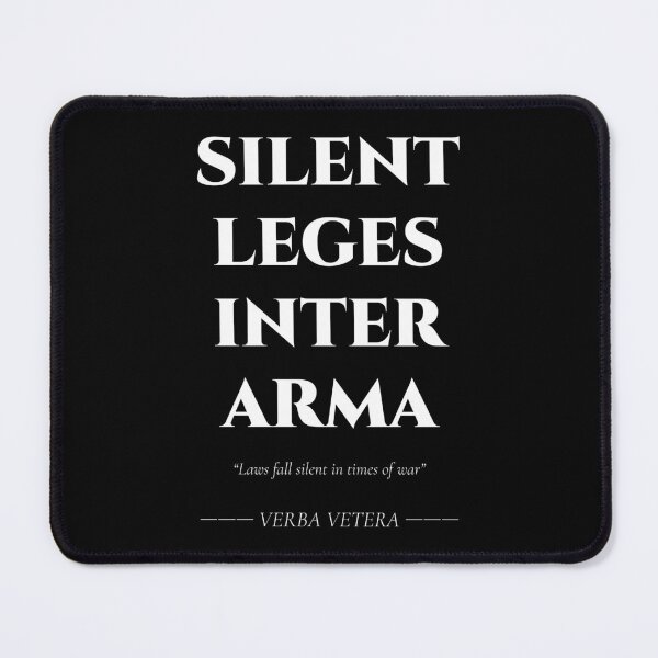 Item preview, Silent Leges Inter Arma – Latin Quote on War and Law designed and sold by BrushRushX.