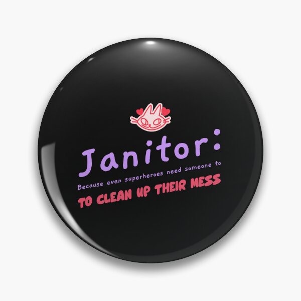 Item preview, Janitor: Because even superheroes need someone to clean up their mess T-Shirt designed and sold by Homelife3.