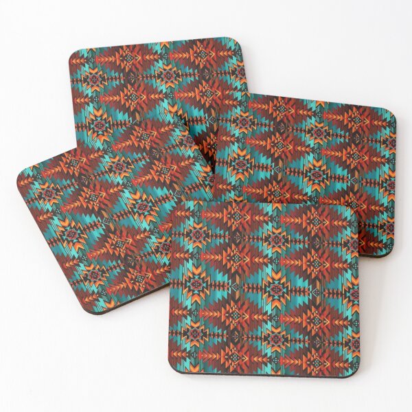 Item preview, Western Aztec Phone Case – Turquoise & Rust Southwestern Pattern designed and sold by SDgirl88.