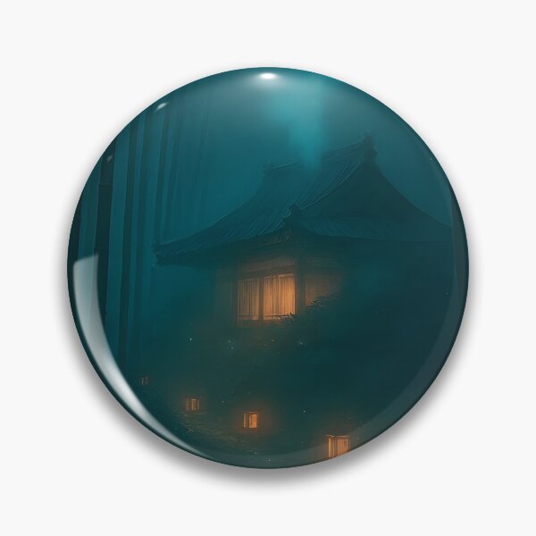 Item preview, Lantern Path to the Hidden Teahouse designed and sold by 27Stickers.