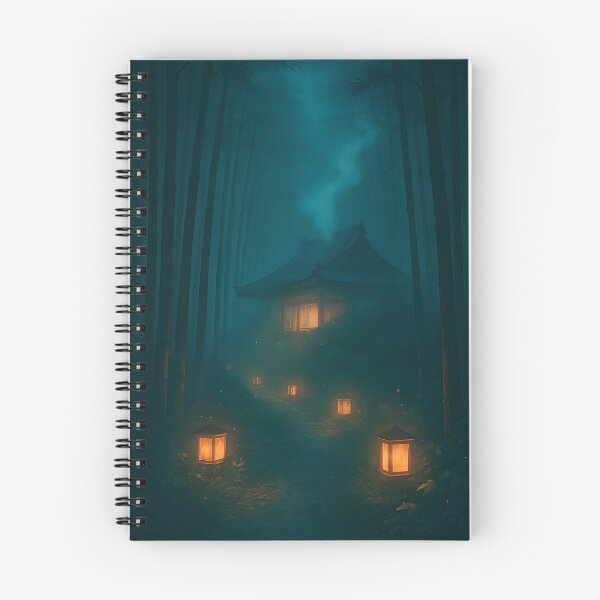 Item preview, Lantern Path to the Hidden Teahouse designed and sold by 27Stickers.