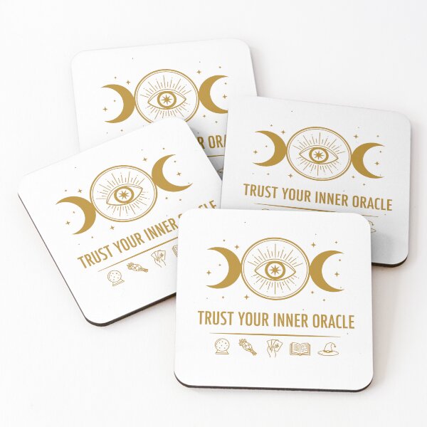 Item preview, Trust Your Inner Oracle – Golden Third Eye & Intuition Art designed and sold by WildWeave.