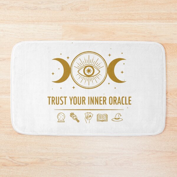Item preview, Trust Your Inner Oracle – Golden Third Eye & Intuition Art designed and sold by WildWeave.