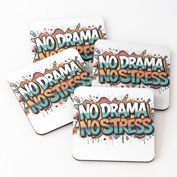 Item preview, No Drama No Stress Chill Vibes Everyday Life designed and sold by UrbanPunch.