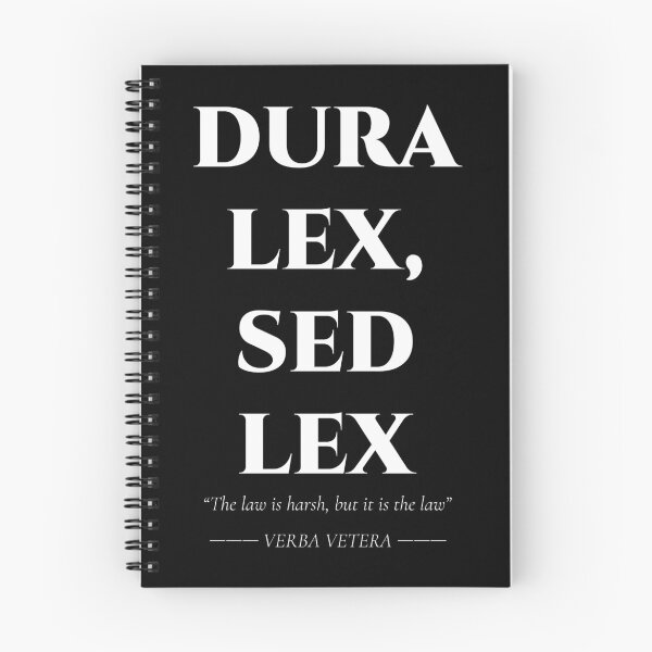 Item preview, Dura Lex Sed Lex – Latin Quote on Law and Order designed and sold by BrushRushX.