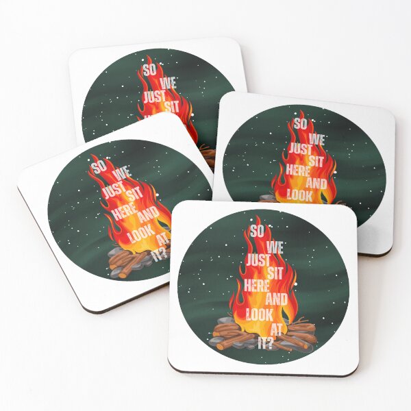 Item preview, So We Just Sit Here and Look At It – Ilya Rozanov Heated Rivalry Inspired Campfire Fan Art designed and sold by WolfBirdDesigns.