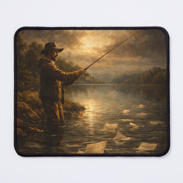 Item preview, Fishing Through Thoughts and Silence designed and sold by EimSol.